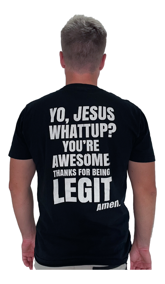 "YO, JESUS" MEN'S TEE